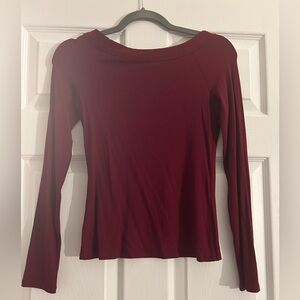 NWT Small LOFT Ribbed Long Sleeve Shirt